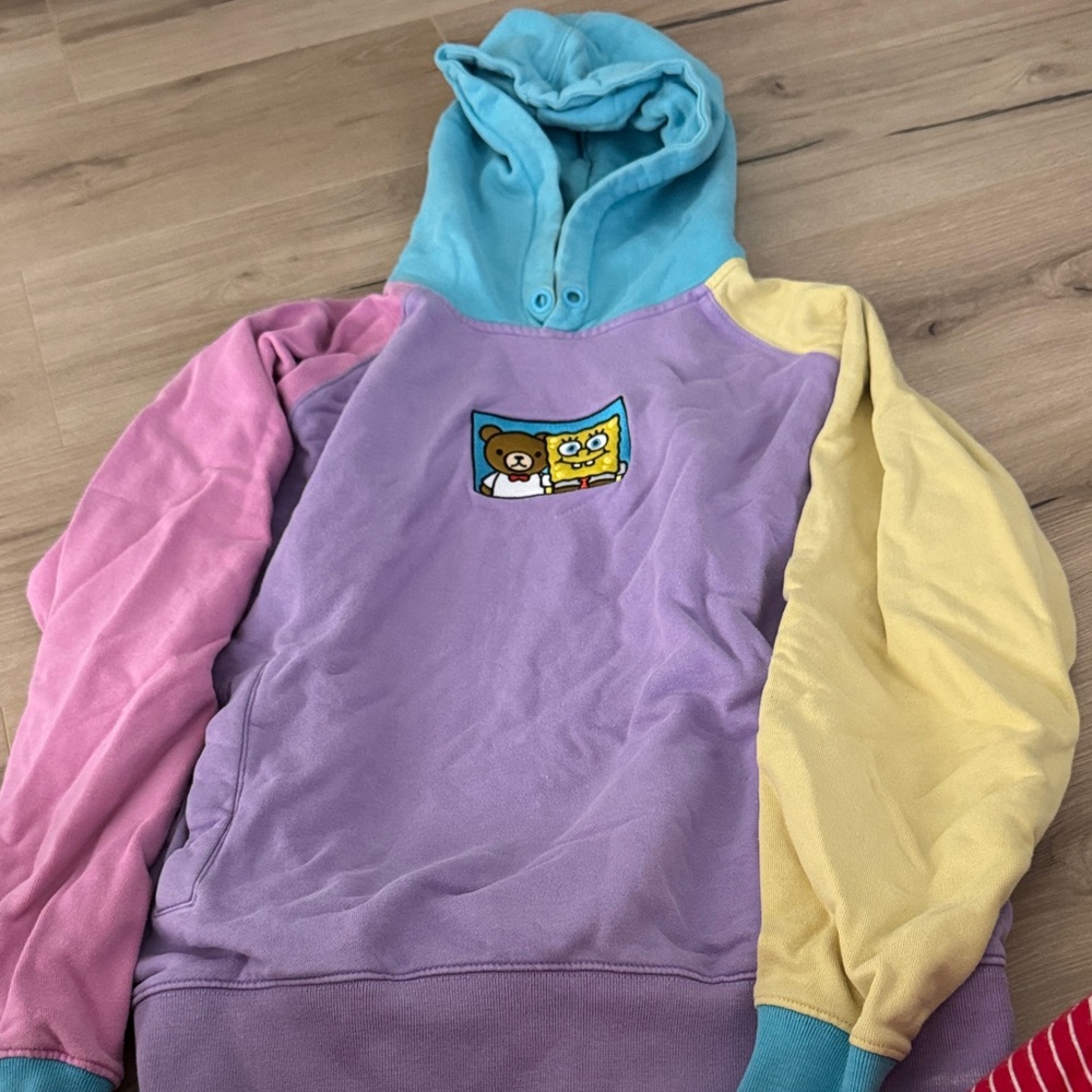 Teddy Fresh Aqua and Lavender Hoodie